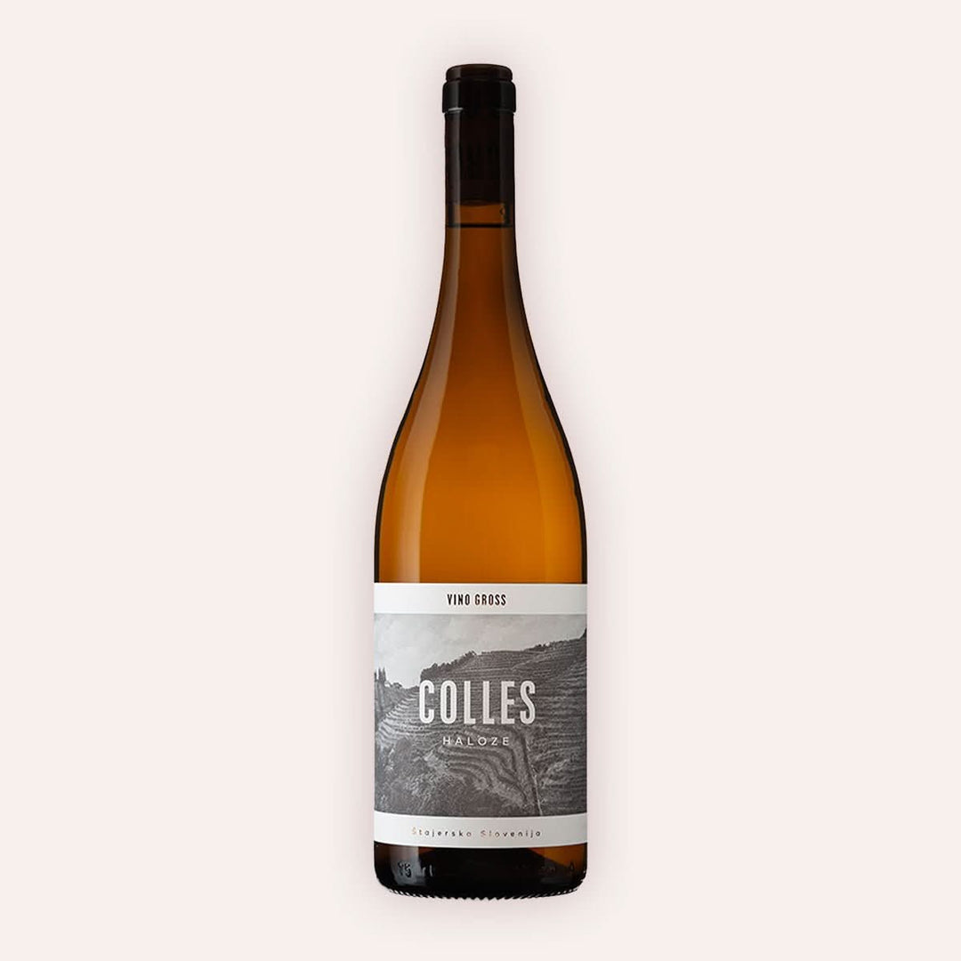 Eine 750 ml Flasche Sauvignon Blanc Colles-Haloze Štajerska Slovenija 2023vom Winzer Vino Gross aus der Štajerska Slovenija in Slowenien.