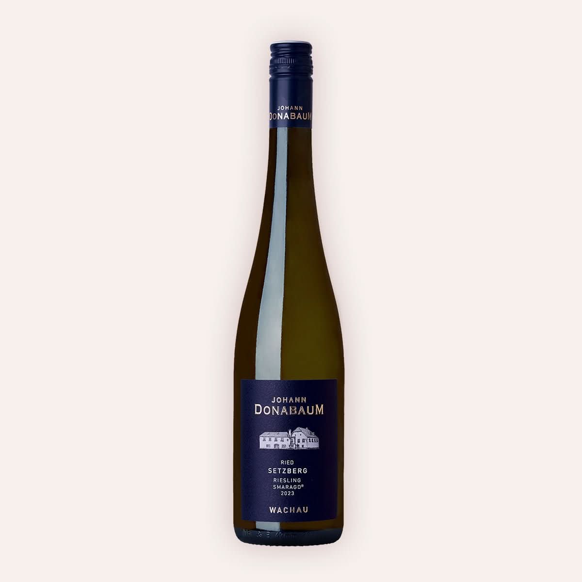 Eine 750 ml Flasche Riesling Smaragd Ried Setzberg 2022 vom Winzer Johann Donabaum aus der Region Niederösterreich in Österreich.