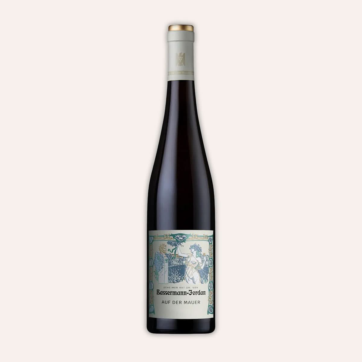 Weinflasche Bassermann-Jordan - Auf der Mauer Riesling - 2024