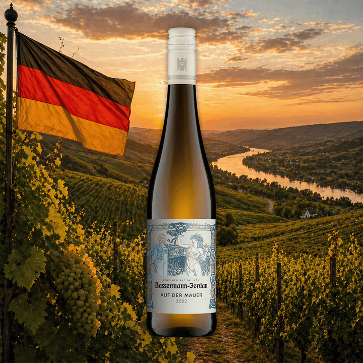 Weinflasche Bassermann-Jordan - Auf der Mauer Riesling - 2024