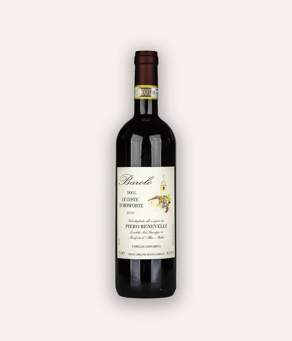 Weinflasche Piero Benevelli – Barolo Le Coste Di Monforte DOCG 2019