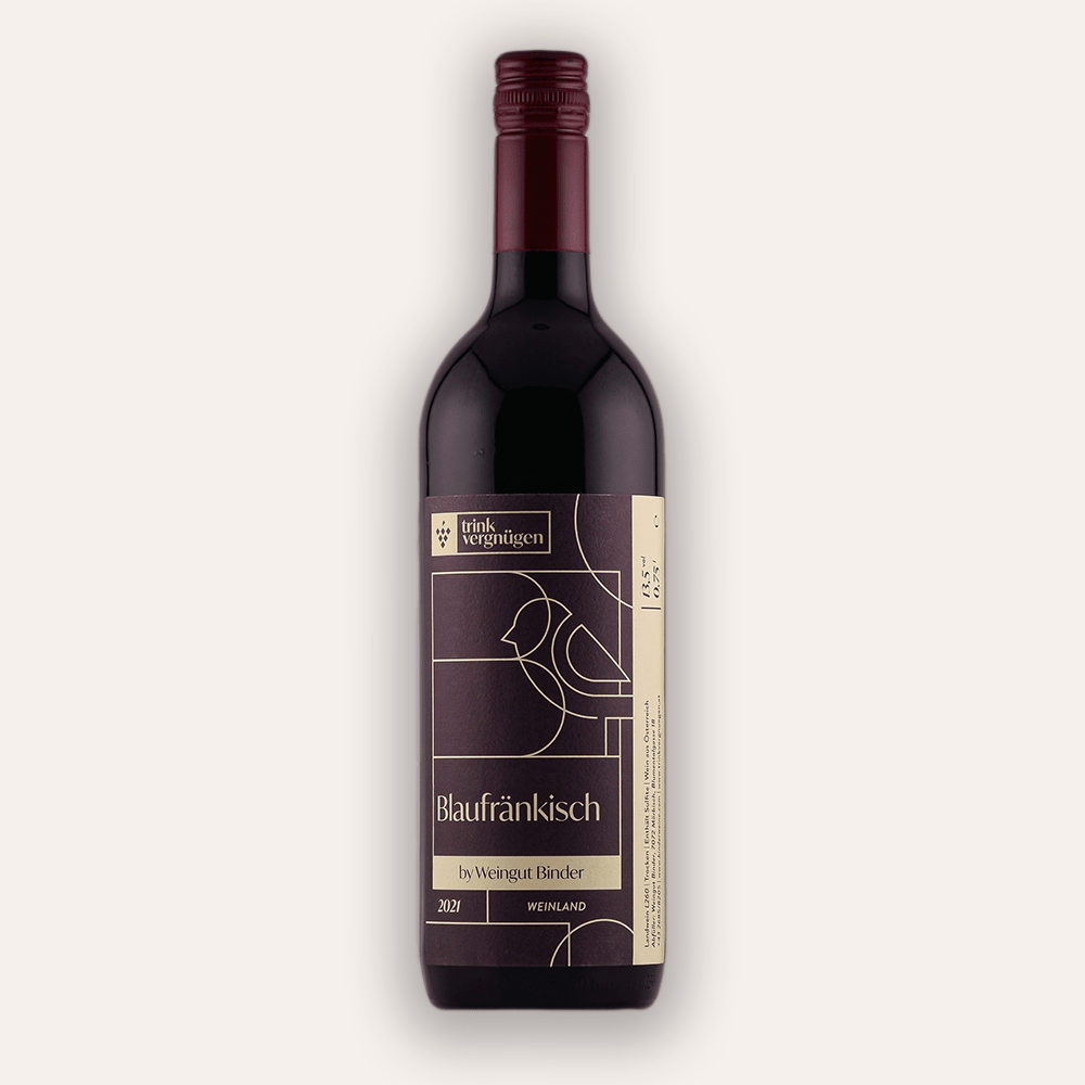 Trinkvergnügen, Blaufränkisch, 2021, Wein 