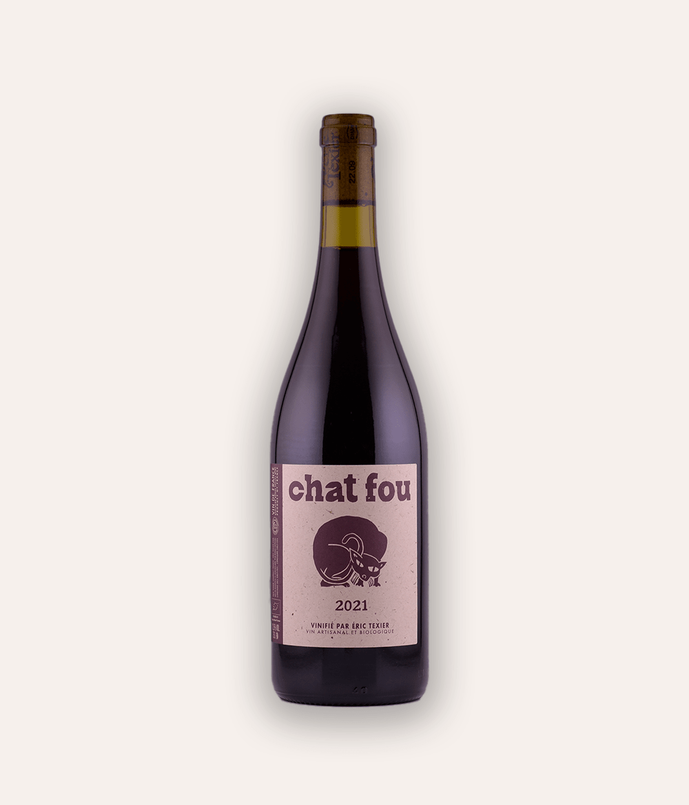 Weinflasche Éric Texier – Chat fou 2021