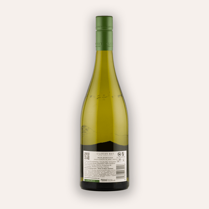 Cloudy Bay – Sauvignon blanc 2023 Rückseite