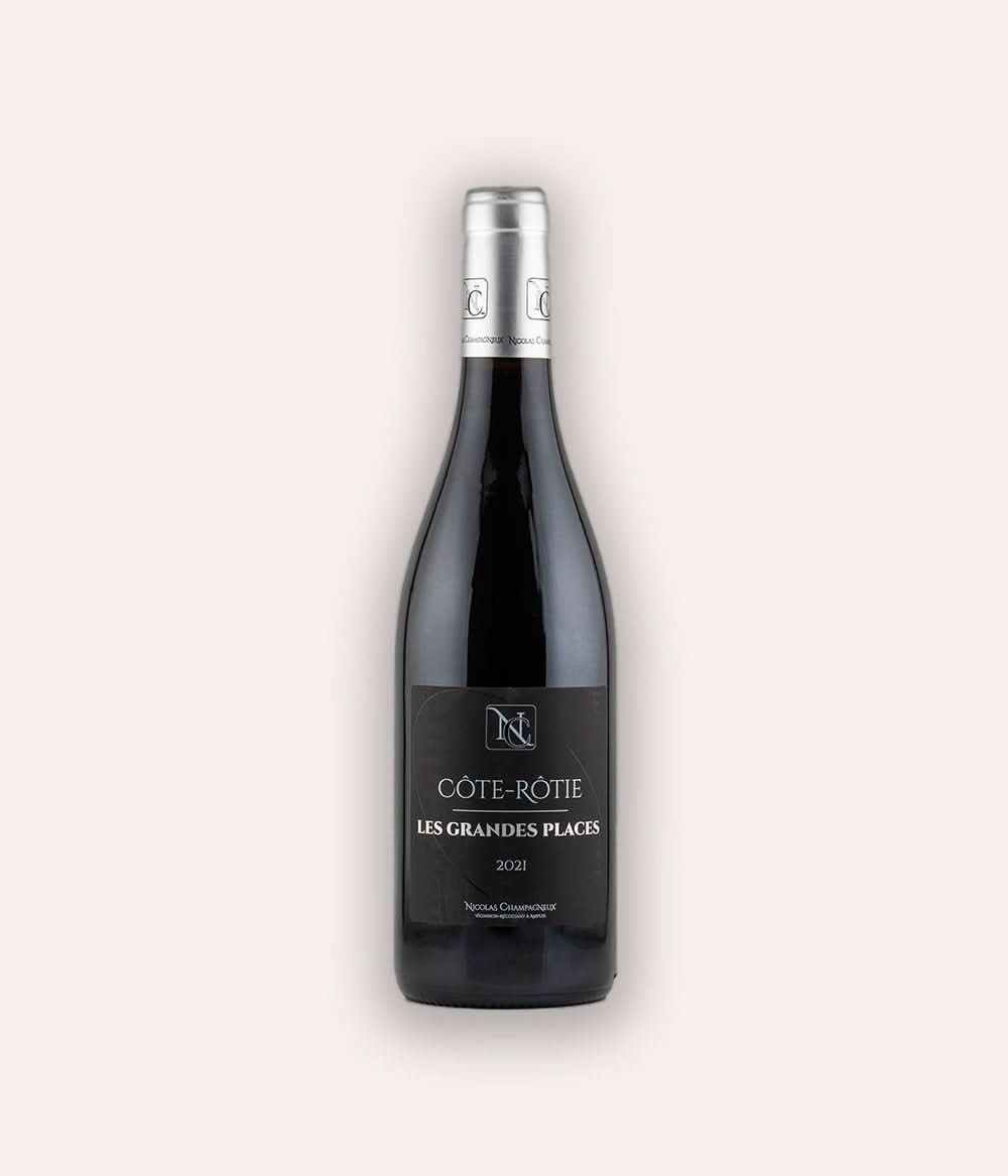 Weinflasche Nicolas Champagneux – Côte-Rôtie Les Grandes Places 2021