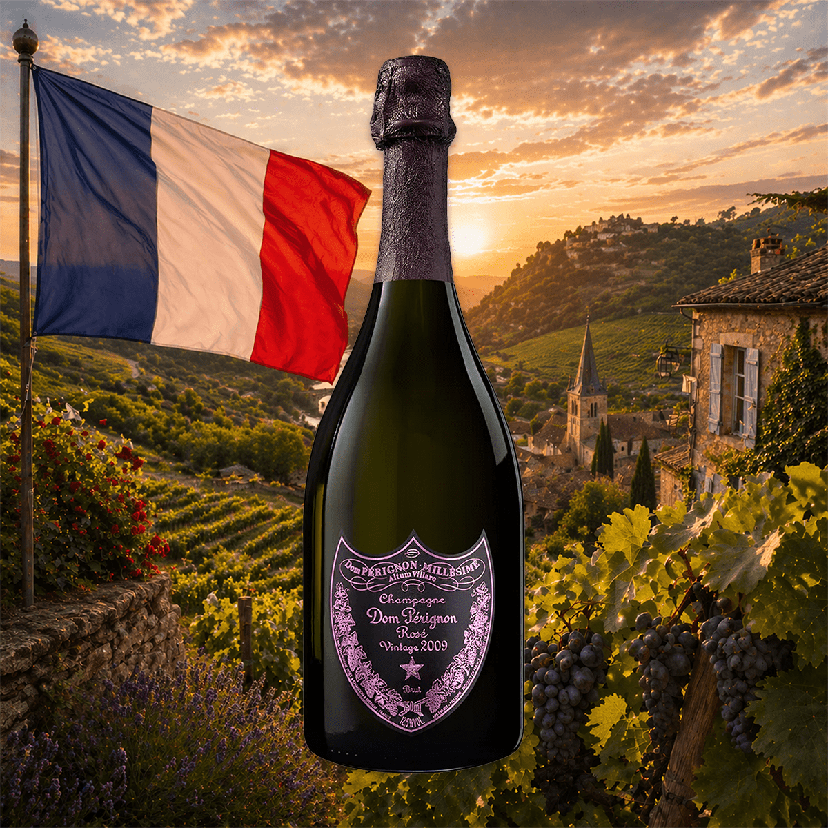 Weinflasche Dom Pérignon – Rosé Vintage 2009