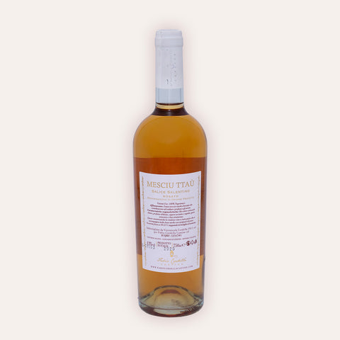 Fabio Cordella – "Mesciu Ttau" Salice Salentino – Rückseite