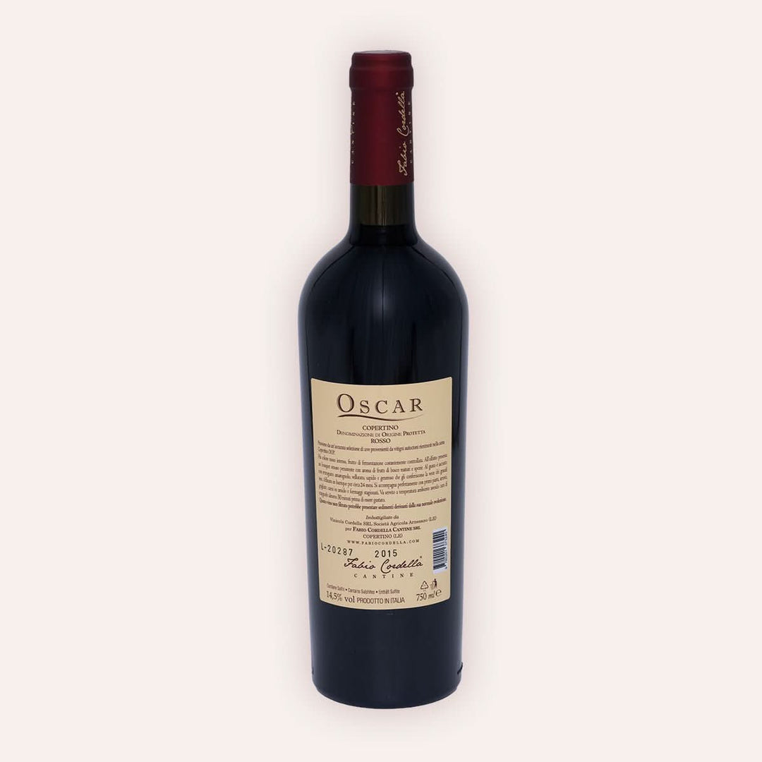 Fabio Cordella – "Oscar" Copertino – Rückseite