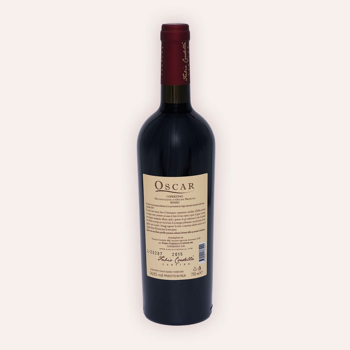 Fabio Cordella – "Oscar" Copertino – Rückseite