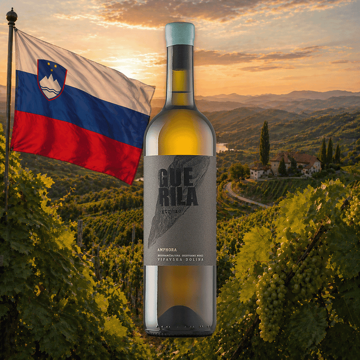 Weinflasche Guerila – Rebula "Amphora" 2022 Bio