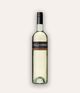 Weinflasche Hillinger Chardonnay 2022 – klare Glasflasche mit schwarzer Schraubkapsel, schwarzes Etikett mit weißer HILLINGER-Schrift und bronzefarbenem Chardonnay-Schriftzug