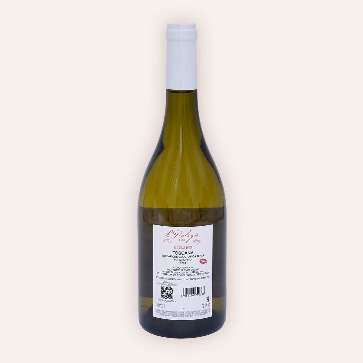 Tenuta Il Palagio | Sting – "Baci Sulla Boca" Vermentino Toscana IGT 2024 – Rückseite