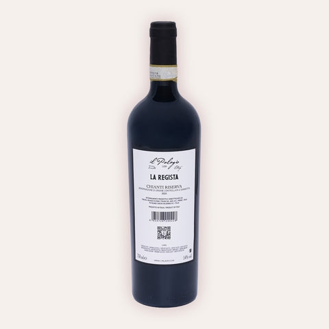 Tenuta Il Palagio | Sting – "La Regista" Chianti DOCG Riserva 2020 – Rückseite
