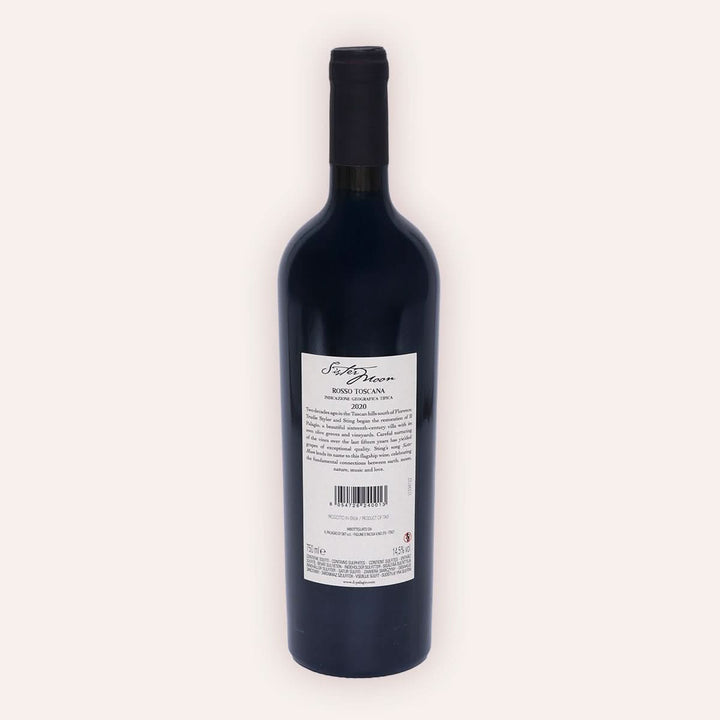 Tenuta Il Palagio | Sting – "Sister Moon" Rosso Toscana IGT 2020 – Rückseite