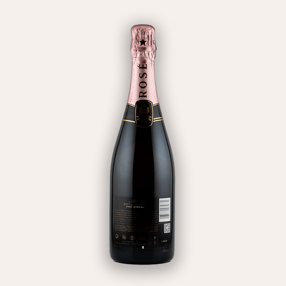 Moët &amp; Chandon – Rosé Impérial – Rückseite