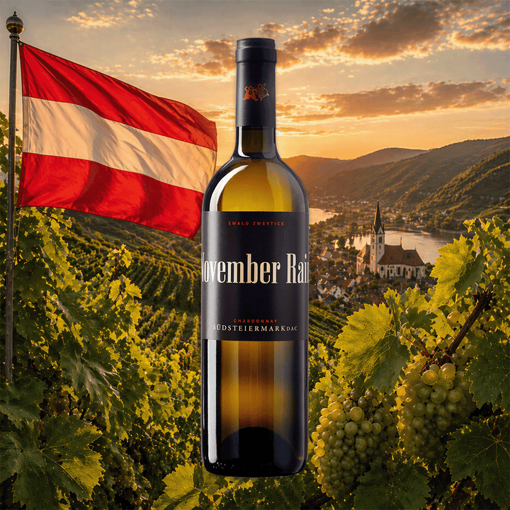 Weinflasche Ewald Zweytick - Chardonnay NOVEMBER RAIN DAC 2022