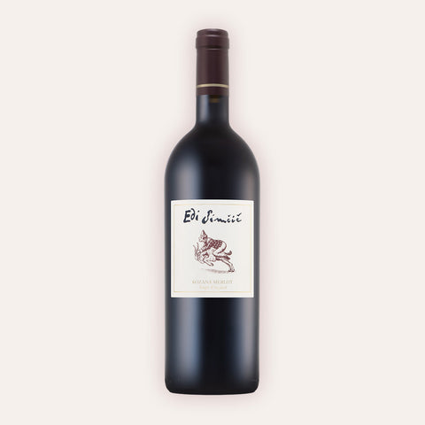 Eine 750 ml Flasche Merlot BRDA Kozana single vineyard 2019vom Winzer Edi Simčič aus der Vipava-Tal in Slowenien.