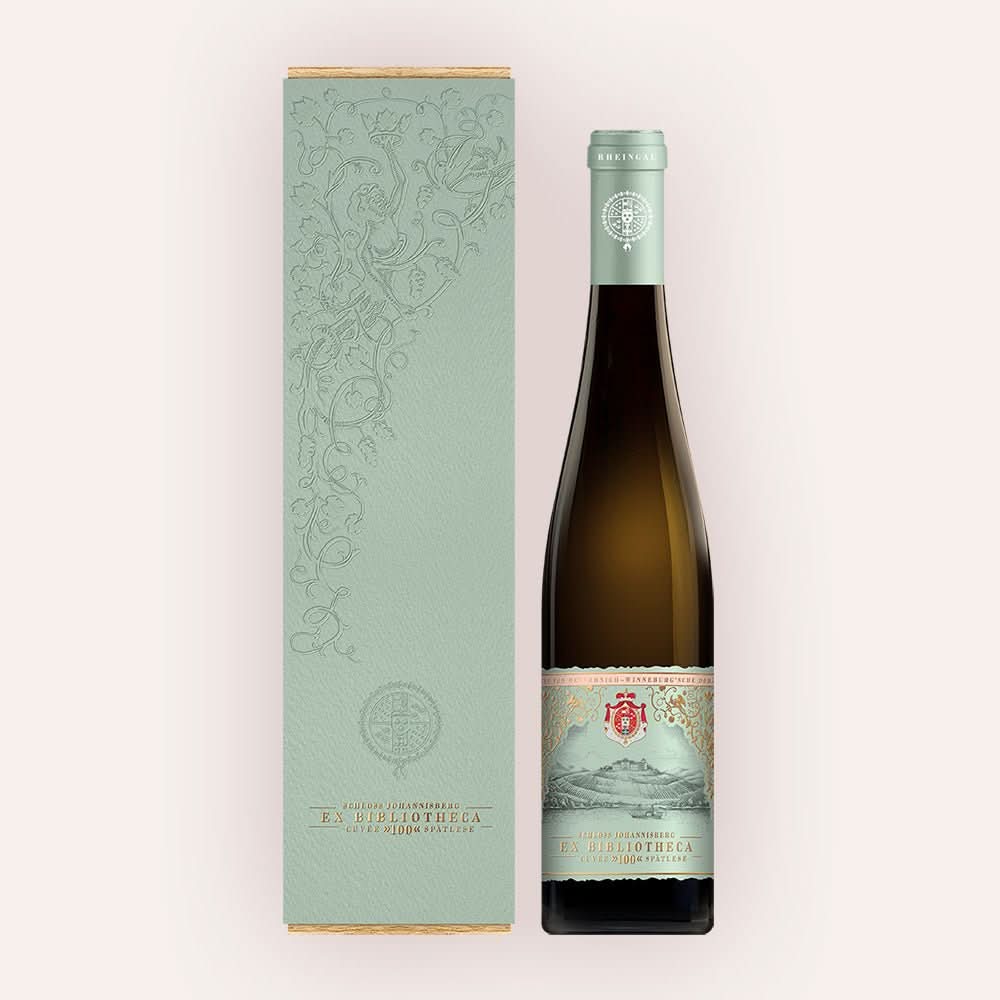 Weinflasche Schloss Johannisberg – Riesling Ex Bibliotheca Cuvée "100" Spätlese – Schloss Johannisberg Rheingau