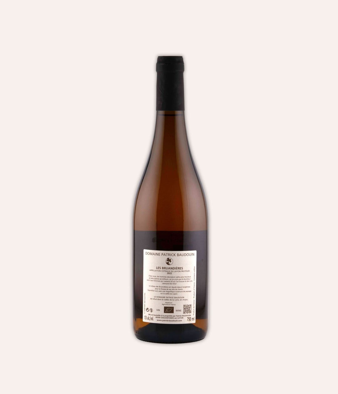 Weinflasche Patrick Baudouin – Coteaux du Layon "Bruandieres" 2022