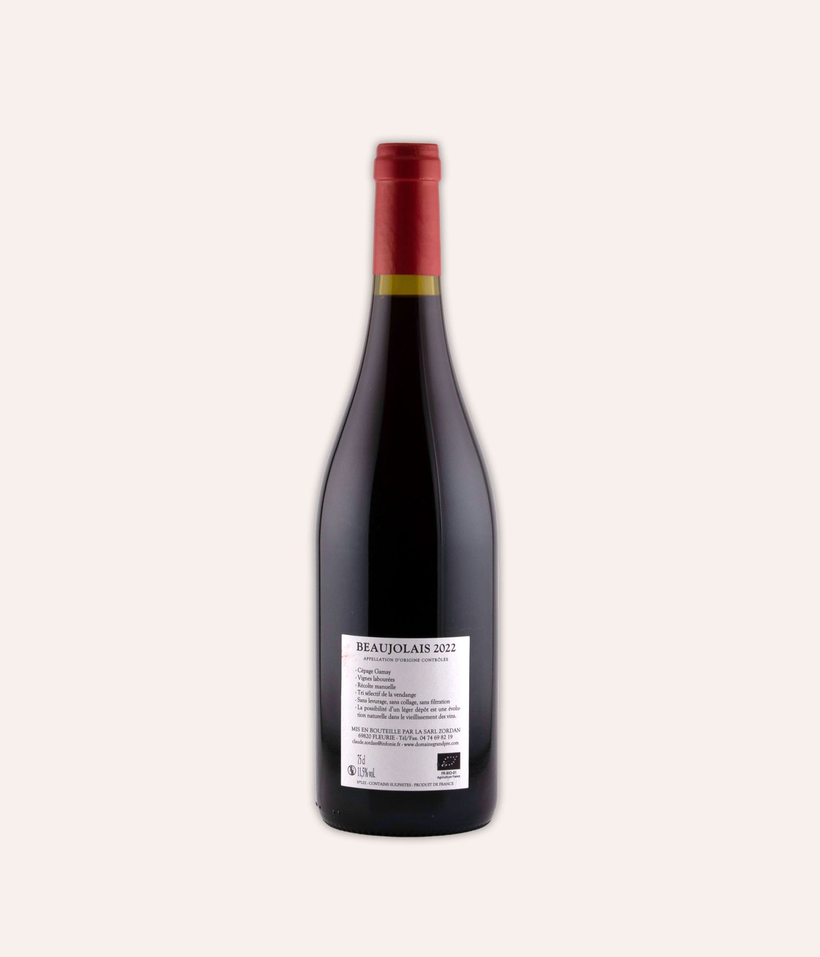 Weinflasche Château de Grand Pre – Beaujolais 2022