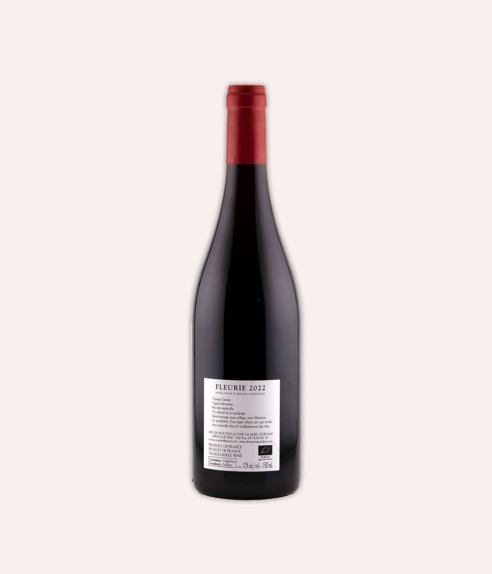 Weinflasche Château de Grand Pre – Fleurie "Cuvee Spaciale" 2022