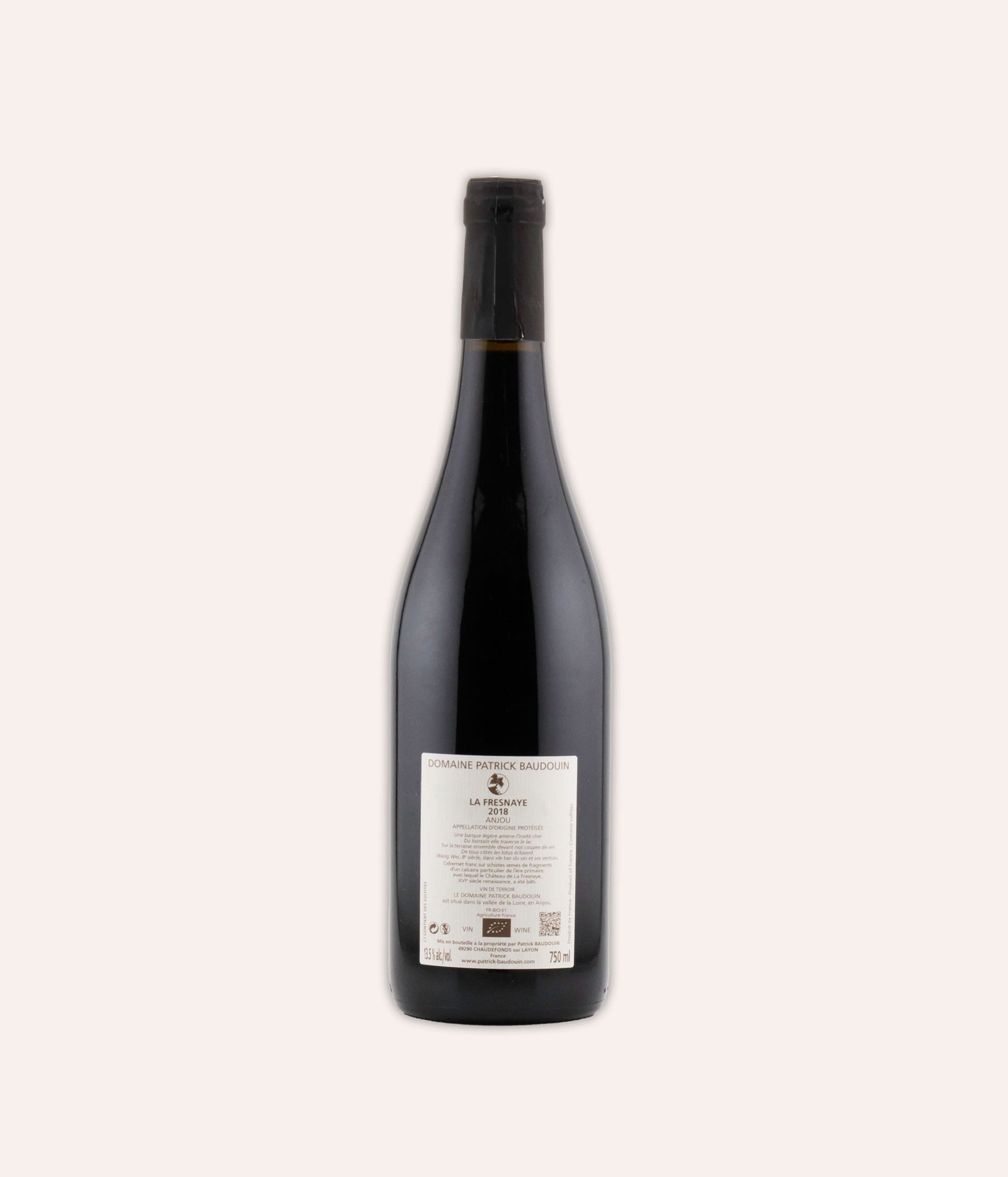 Weinflasche Patrick Baudouin – Anjou rouge "La Fresnaye" 2018