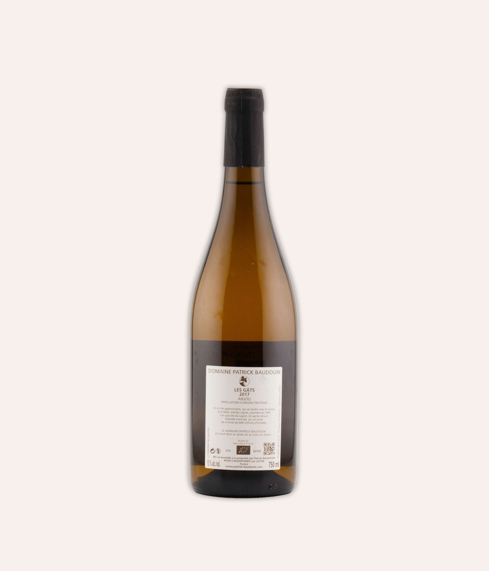 Weinflasche Patrick Baudouin – Anjou blanc "Les Gats" 2017