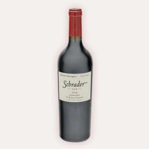 Eine 750 ml Flasche Cabernet Sauvignon To Kalon CCS 2019vom Winzer Schrader aus der Napa Valley AVA in Kalifornien (USA).