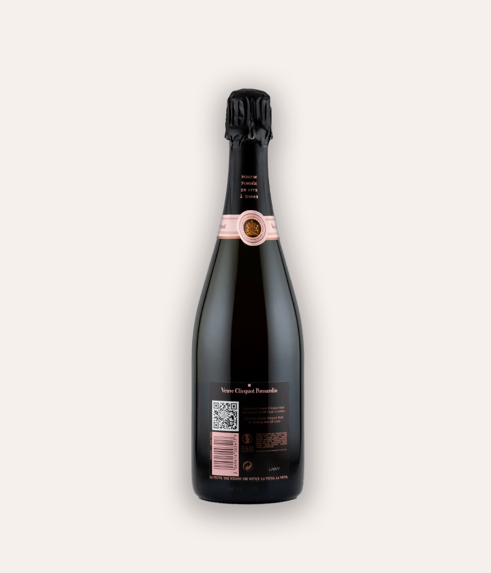 Veuve Clicquot – Rosé – Rückseite