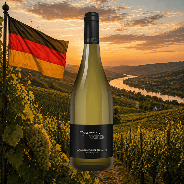 Weinflasche Weingut Kurek – Weißburgunder Nonnenhorner Seehalde 2023
