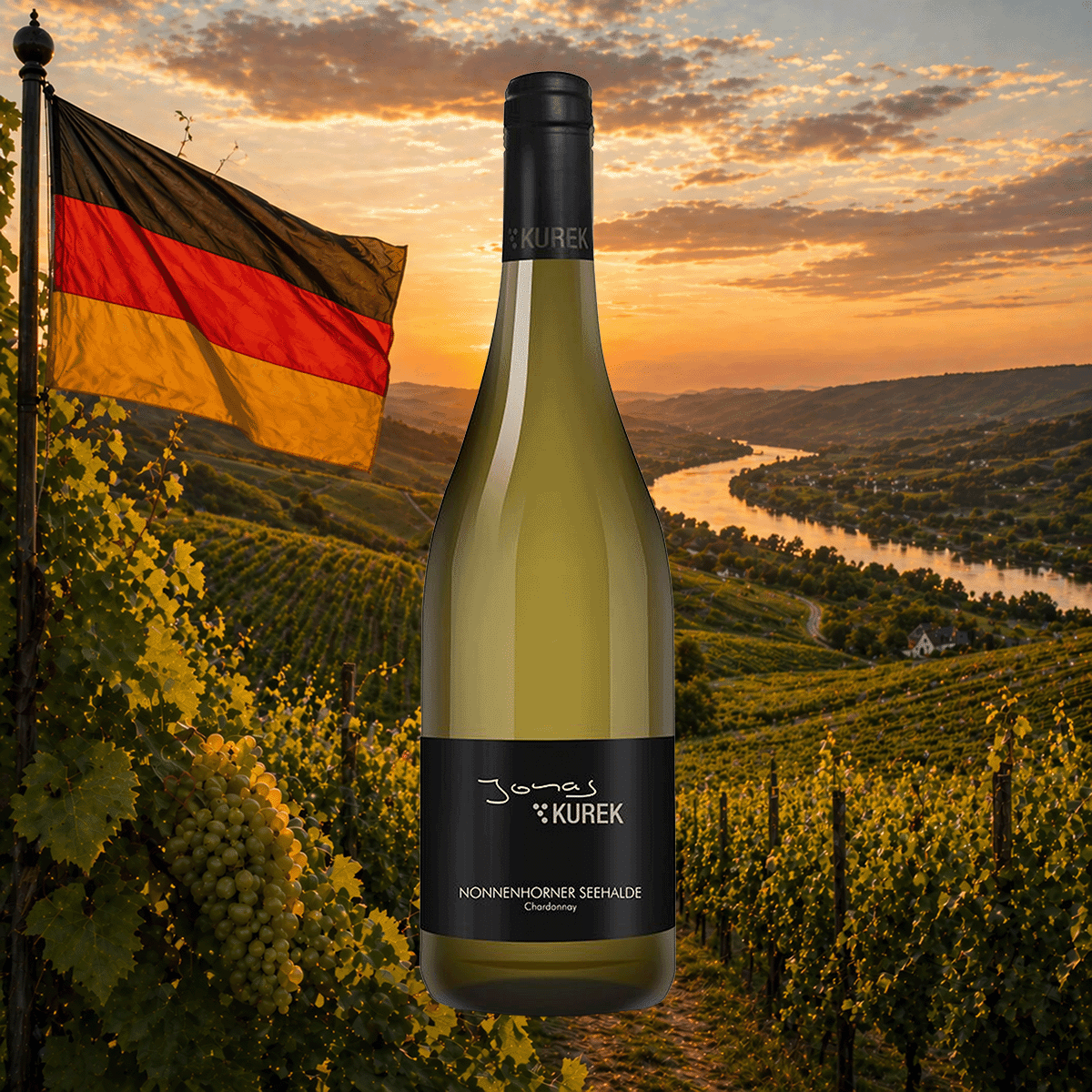 Weinflasche Weingut Kurek – Chardonnay Nonnenhorner Seehalde 2023